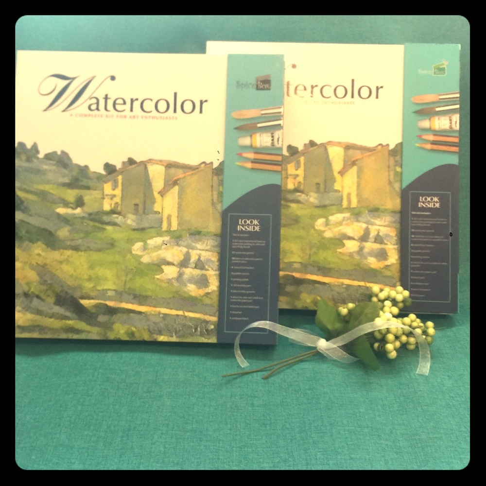 Watercolor How To Sets w/ Supplies BNIB